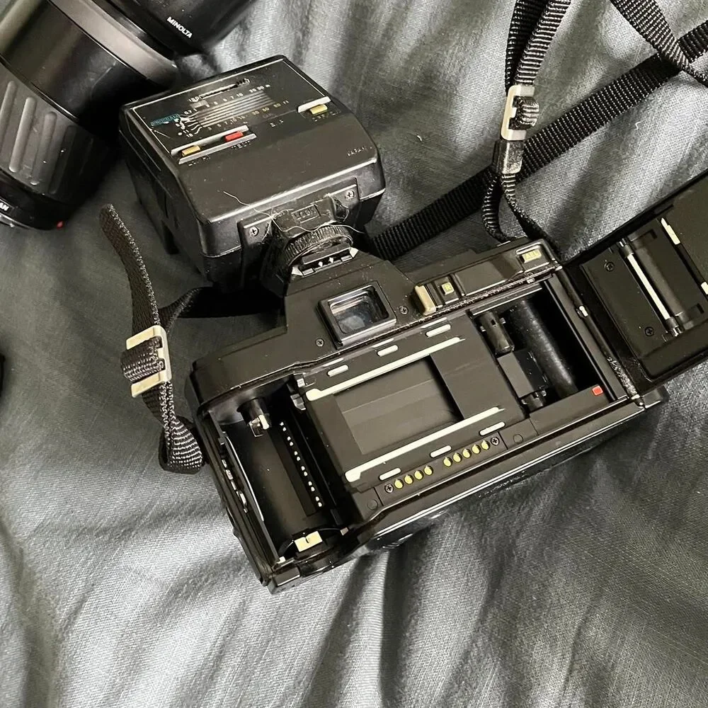 Untested Minolta Black Cameras-and-accessories